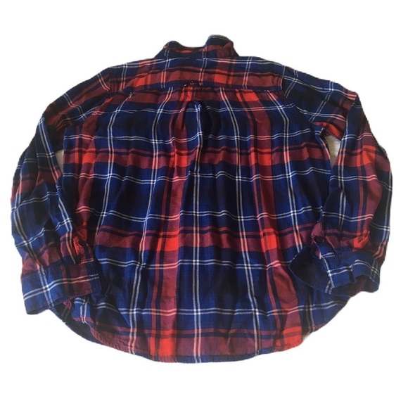 Womens Button Down Longsleeve Flannel Shirt - Picture 3 of 11